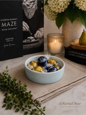 Royal Doulton Pale Blue Ceramic Serving Bowl